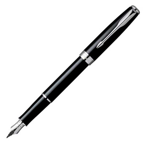 �������� ����� Parker Sonnet Black Lacquer ST FP 
